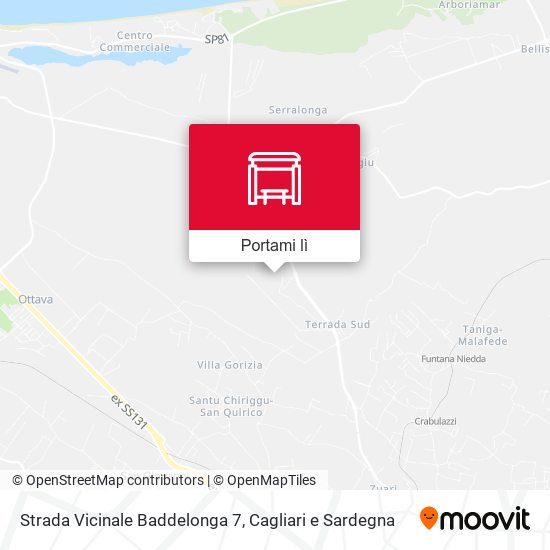 Mappa Strada Vicinale Baddelonga 7