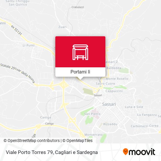 Mappa Viale Porto Torres 79