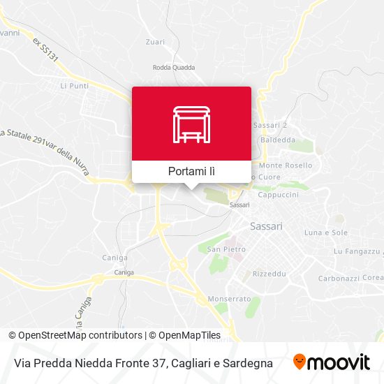 Mappa Via Predda Niedda Fronte 37