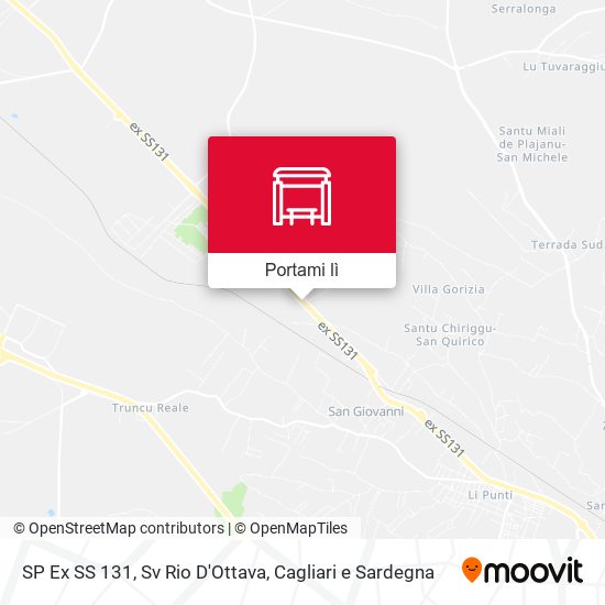Mappa SP Ex SS 131, Sv Rio D'Ottava