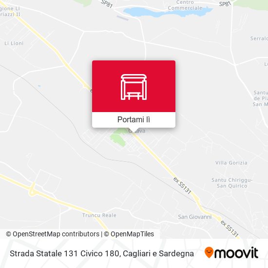 Mappa Strada Statale 131 Civico 180