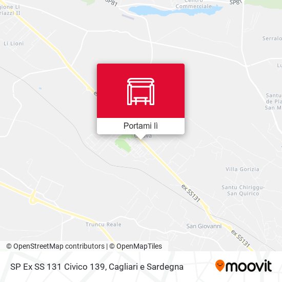 Mappa SP Ex SS 131 Civico 139