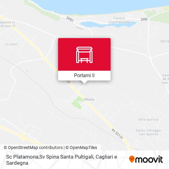 Mappa Sc Platamona,Sv Spina Santa Pultigali