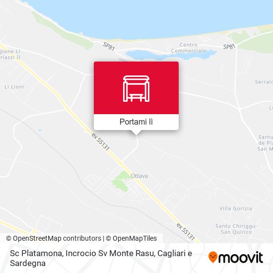 Mappa Sc Platamona, Incrocio Sv Monte Rasu
