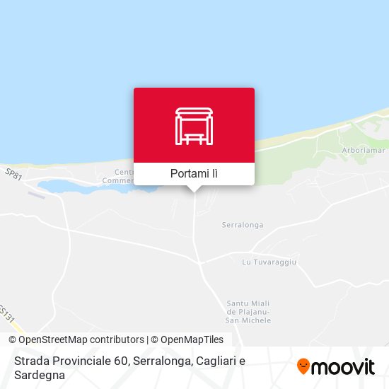 Mappa Strada Provinciale 60, Serralonga