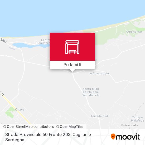 Mappa Strada Provinciale 60 Fronte 203