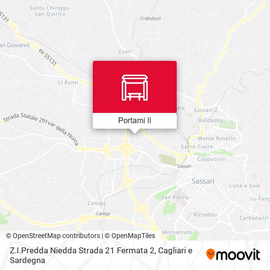 Mappa Z.I.Predda Niedda Strada 21 Fermata 2