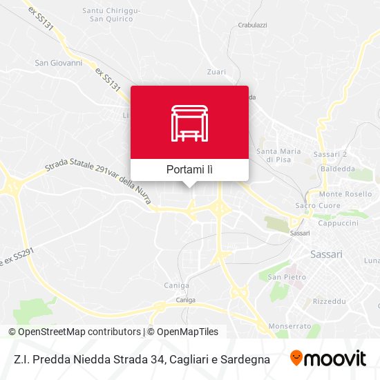 Mappa Z.I. Predda Niedda Strada 34