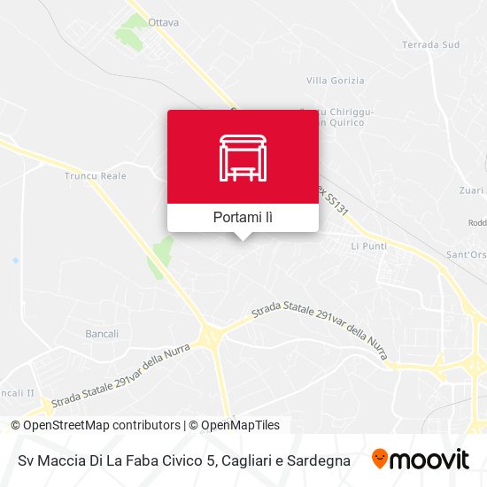 Mappa Sv Maccia Di La Faba Civico 5