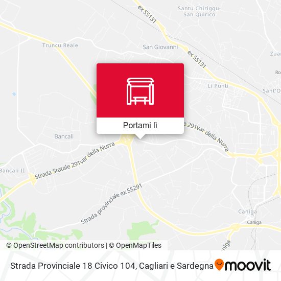 Mappa Strada Provinciale 18 Civico 104