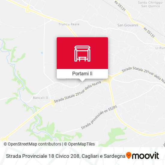 Mappa Strada Provinciale 18 Civico 208