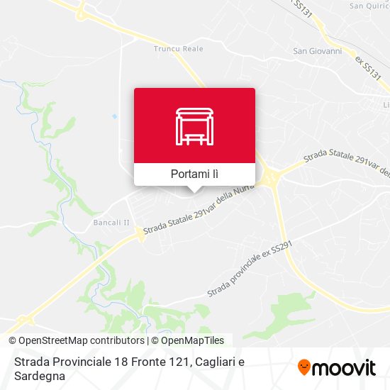 Mappa Strada Provinciale 18 Fronte 121