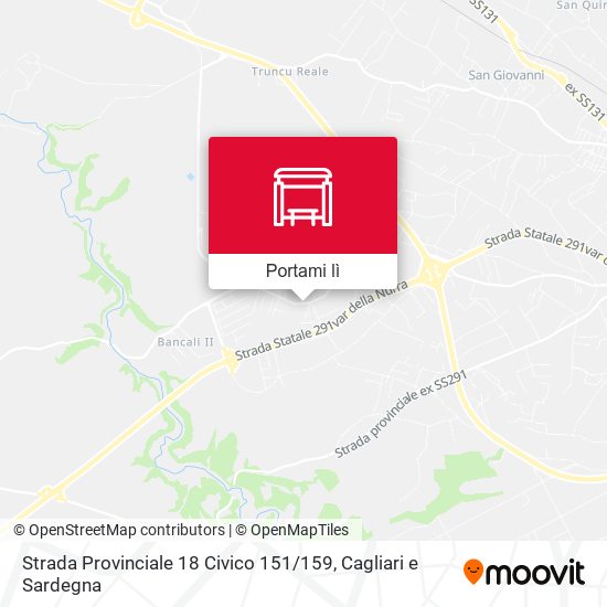 Mappa Strada Provinciale 18 Civico 151 / 159
