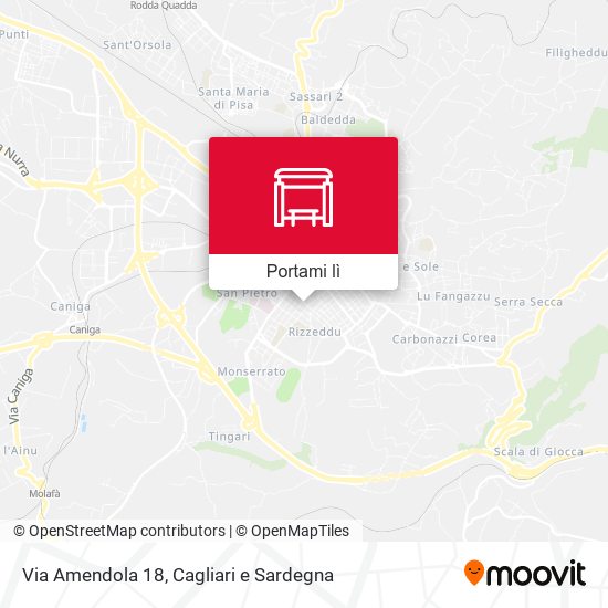 Mappa Via Amendola 18
