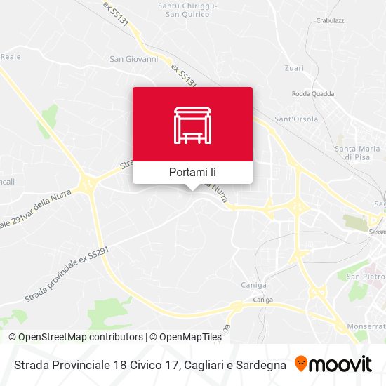 Mappa Strada Provinciale 18 Civico 17