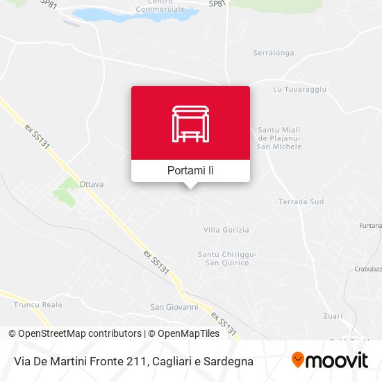 Mappa Via De Martini Fronte 211
