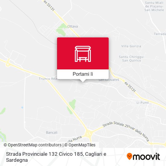 Mappa Strada Provinciale 132 Civico 185