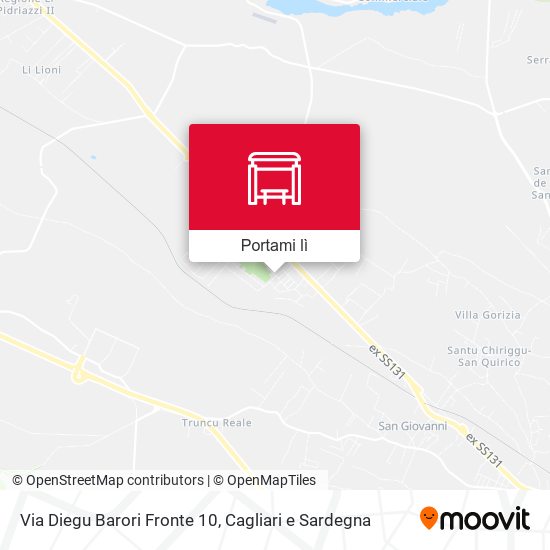 Mappa Via Diegu Barori Fronte 10