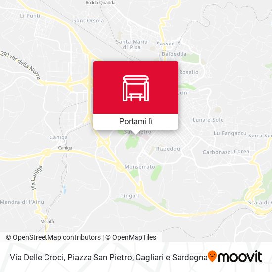 Mappa Via Delle Croci, Piazza San Pietro