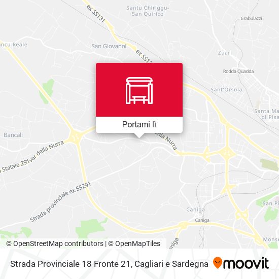 Mappa Strada Provinciale 18 Fronte 21