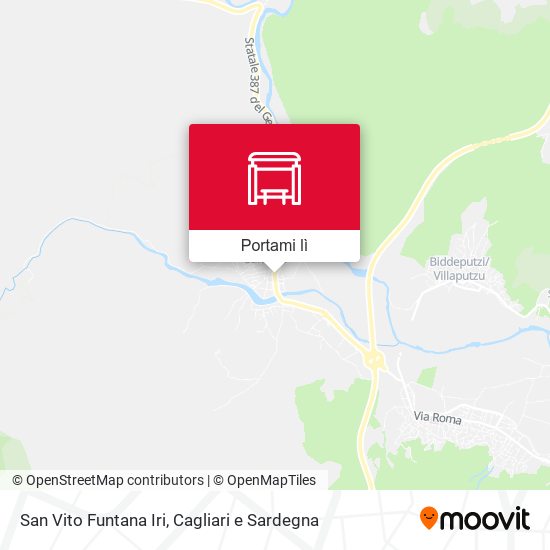 Mappa San Vito Funtana Iri