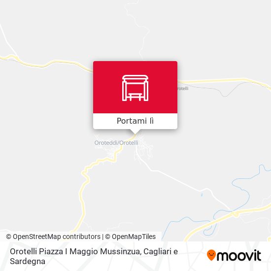 Mappa Orotelli Piazza I Maggio Mussinzua
