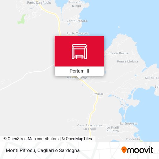 Mappa Monti Pitrosu