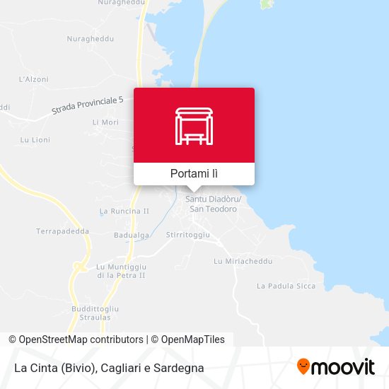 Mappa La Cinta (Bivio)