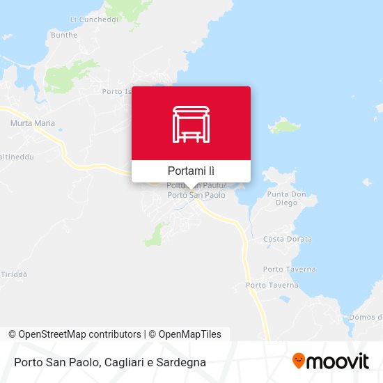 Mappa Porto San Paolo