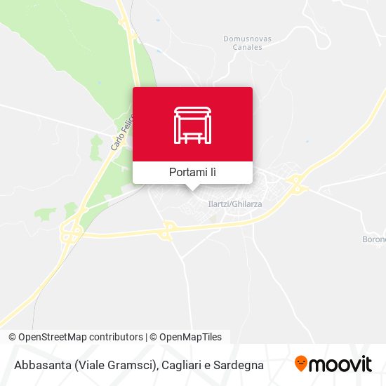 Mappa Abbasanta (Viale Gramsci)