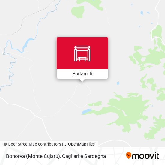 Mappa Bonorva (Monte Cujaru)