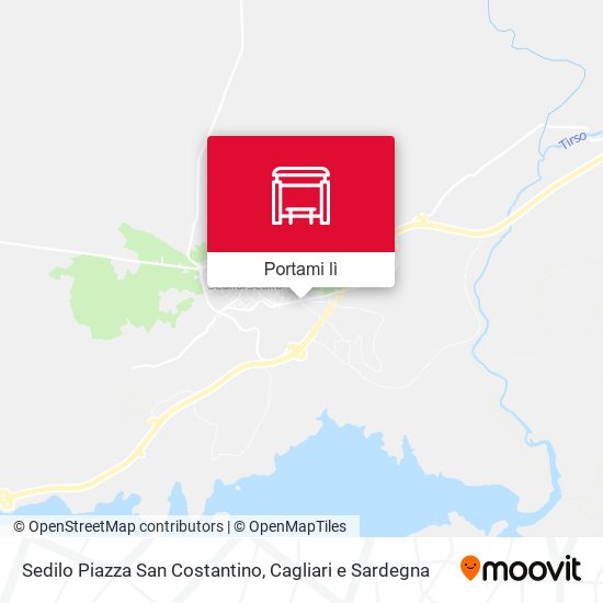 Mappa Sedilo Piazza San Costantino