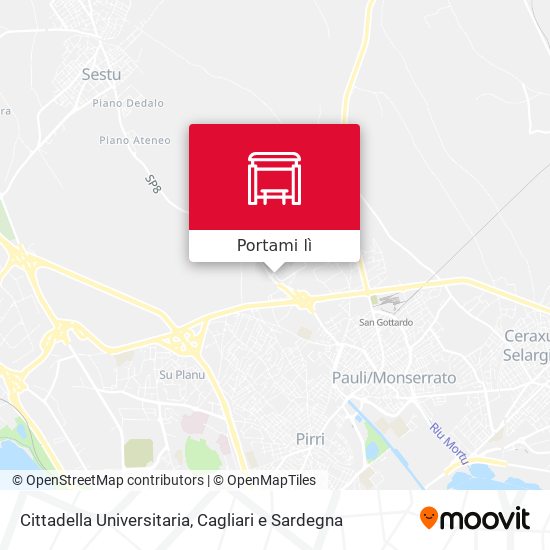 Mappa Cittadella Universitaria