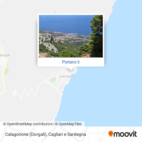 Mappa Calagonone (Dorgali)