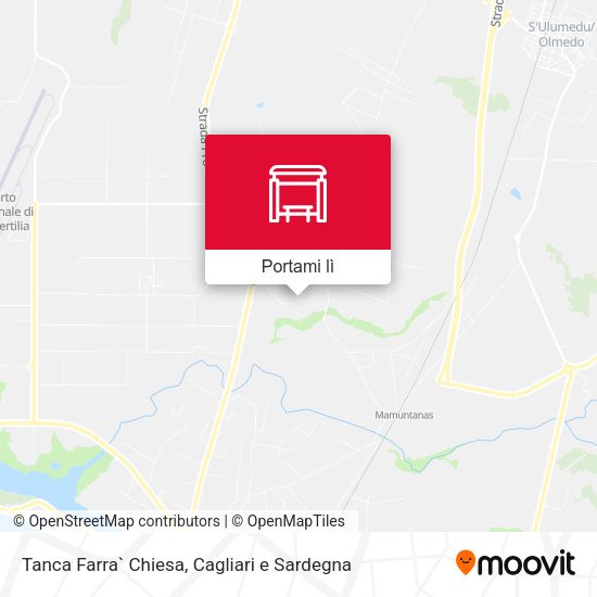 Mappa Tanca Farra` Chiesa