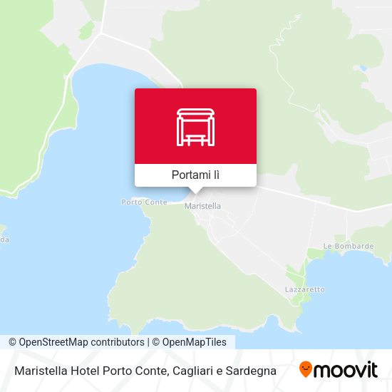 Mappa Maristella Hotel Porto Conte