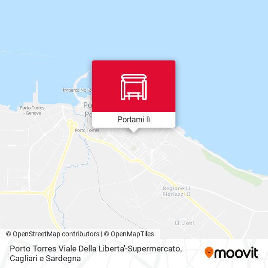 Mappa Porto Torres Viale Della Liberta'-Supermercato