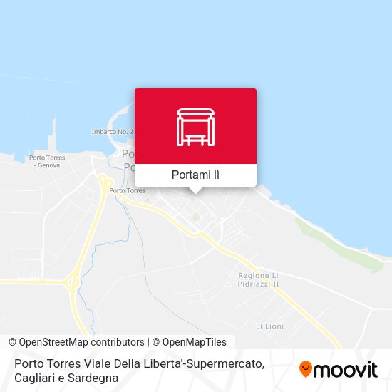 Mappa Porto Torres Viale Della Liberta'-Supermercato