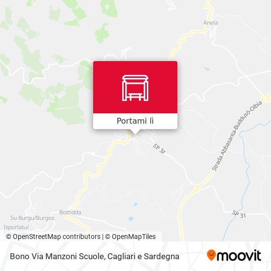 Mappa Bono Via Manzoni Scuole