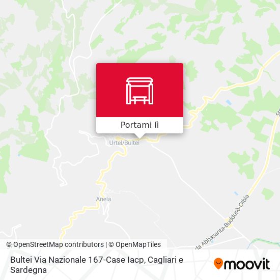 Mappa Bultei Via Nazionale 167-Case Iacp