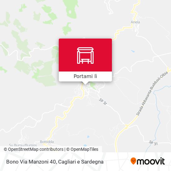 Mappa Bono Via Manzoni 40