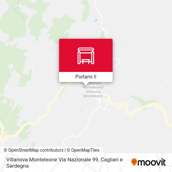 Mappa Villanova Monteleone Via Nazionale 99
