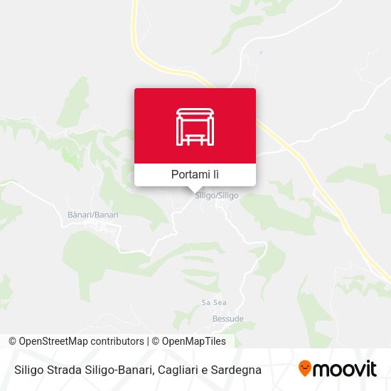 Mappa Siligo Strada Siligo-Banari