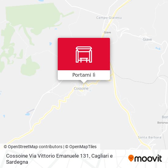 Mappa Cossoine Via Vittorio Emanuele 131
