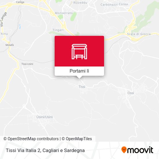 Mappa Tissi Via Italia 2