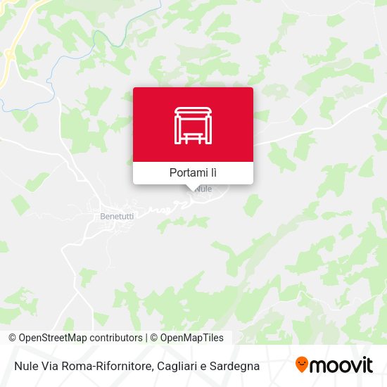 Mappa Nule Via Roma-Rifornitore