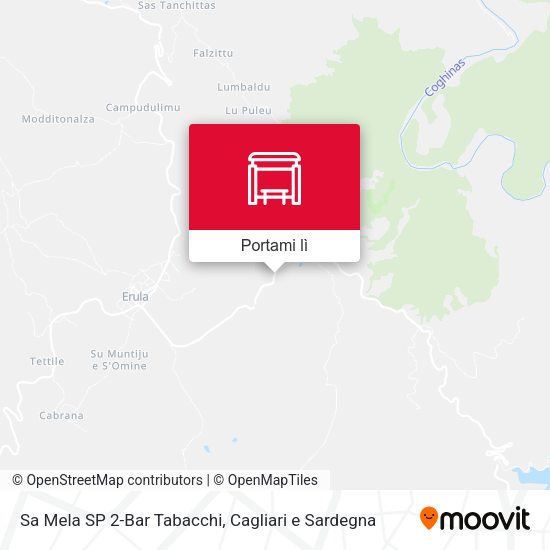 Mappa Sa Mela SP 2-Bar Tabacchi