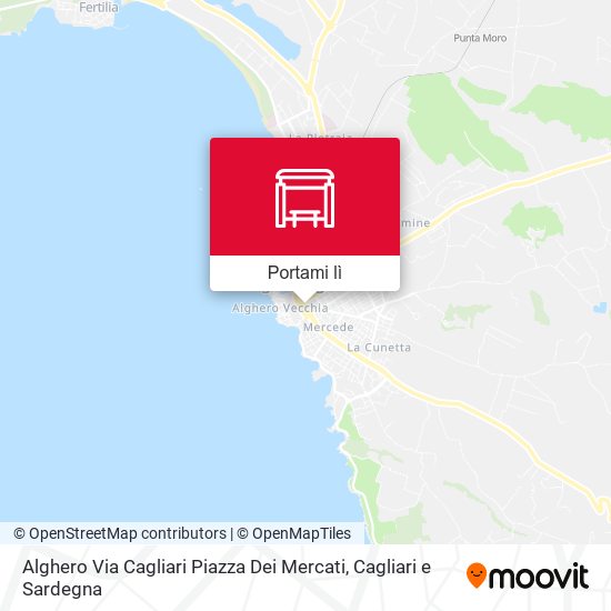 Mappa Alghero Via Cagliari Piazza Dei Mercati