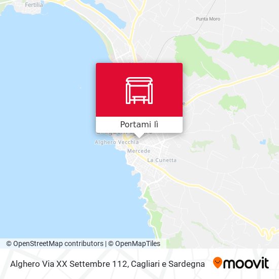 Mappa Alghero Via XX Settembre 112