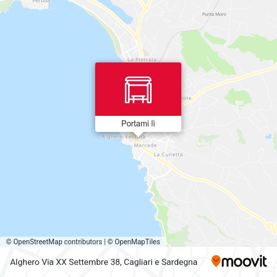 Mappa Alghero Via XX Settembre 38
